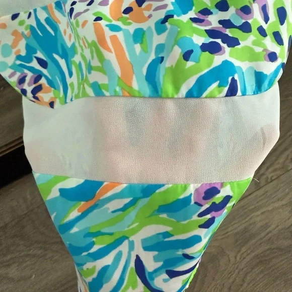 Lilly Pulitzer Deanna maxi dress sea soirée resort white XS women’s - Picture 7 of 9